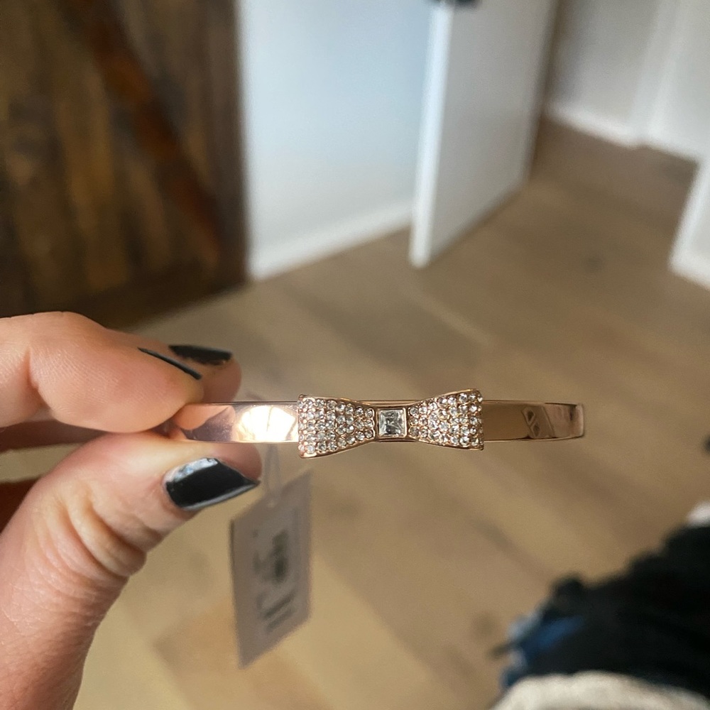 Kate Spade rose gold bangle